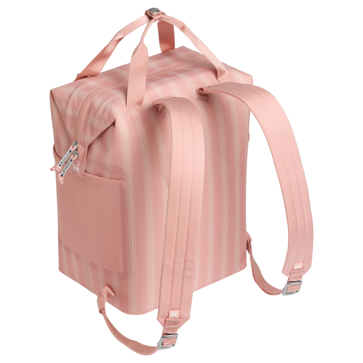 Stanley 1913 The All Day Madeleine Mini Cooler Backpack 14 QT 13.2 L in Peach Rose Picnic Stripe