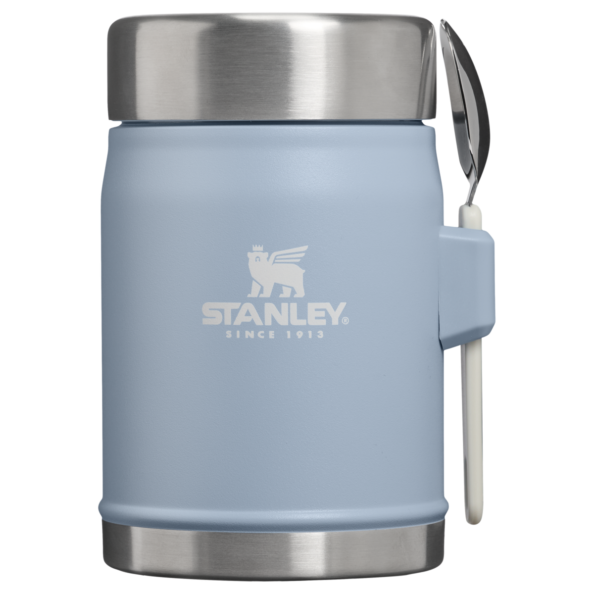 Stanley 1913 Classic Legendary Food Jar + Spork 14 OZ 0.41 L in Blue Dream Stone | Front View