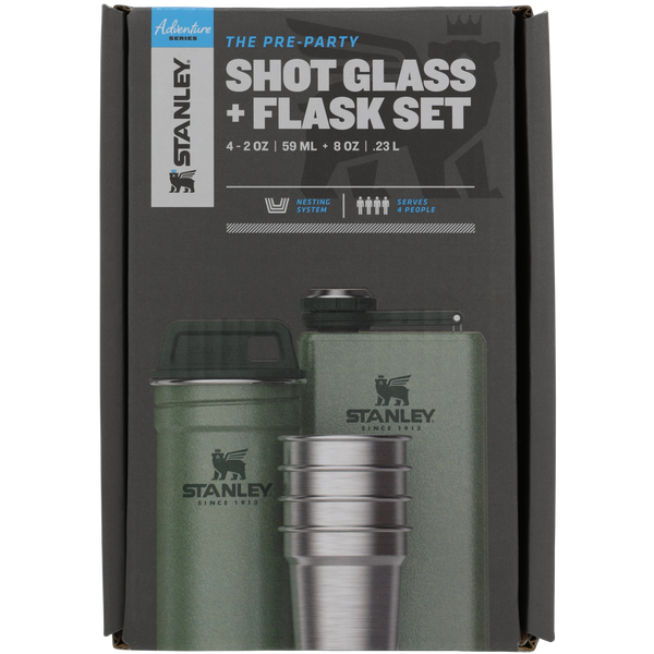 ❤本日限定価格❤スタンレー　ＳＨＯＴ GLAＳＳ＋ＦLAＳＫ ＳEＴ Stanley Adventure Gift Set: Flask and Shotset - Walmart.com