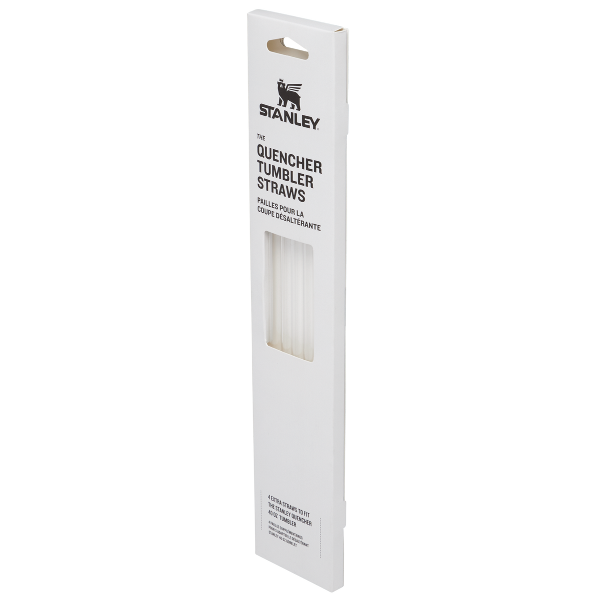 Stanley 1913 Adventure Quencher Travel Tumbler Straws 40 OZ 4-Pack in Clear