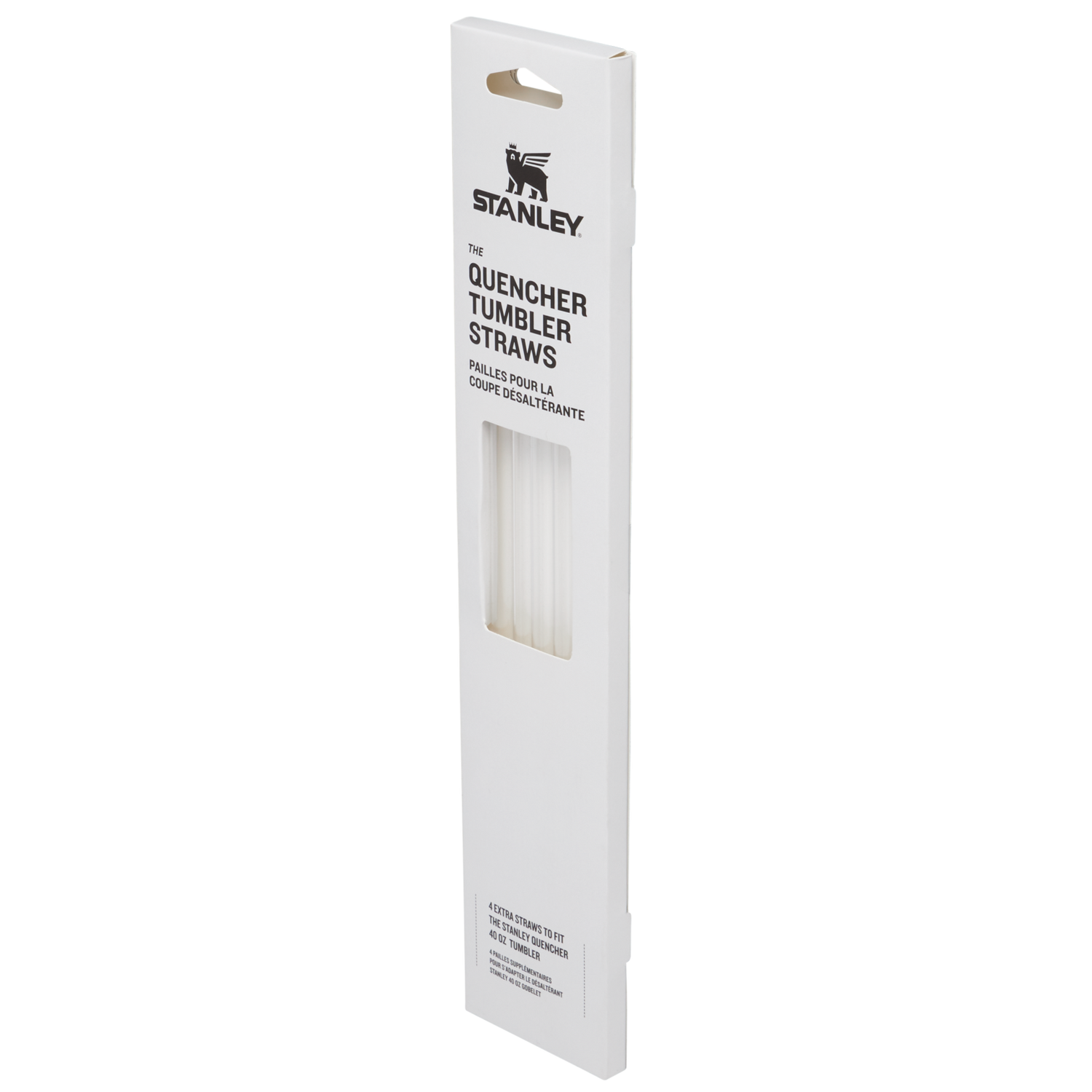 Stanley 1913 Adventure Quencher Travel Tumbler Straws 40 OZ 4-Pack in Clear | View 1