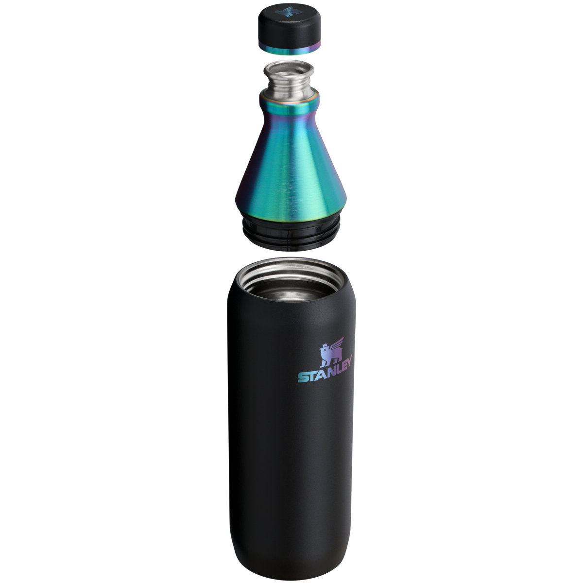 The Black Chroma All Day Slim Bottle | 20oz | 0.59 L | Stanley 1913 CA The Black Chroma All Day Slim Bottle | 20oz | 0.59 L | Stanley 1913 CA