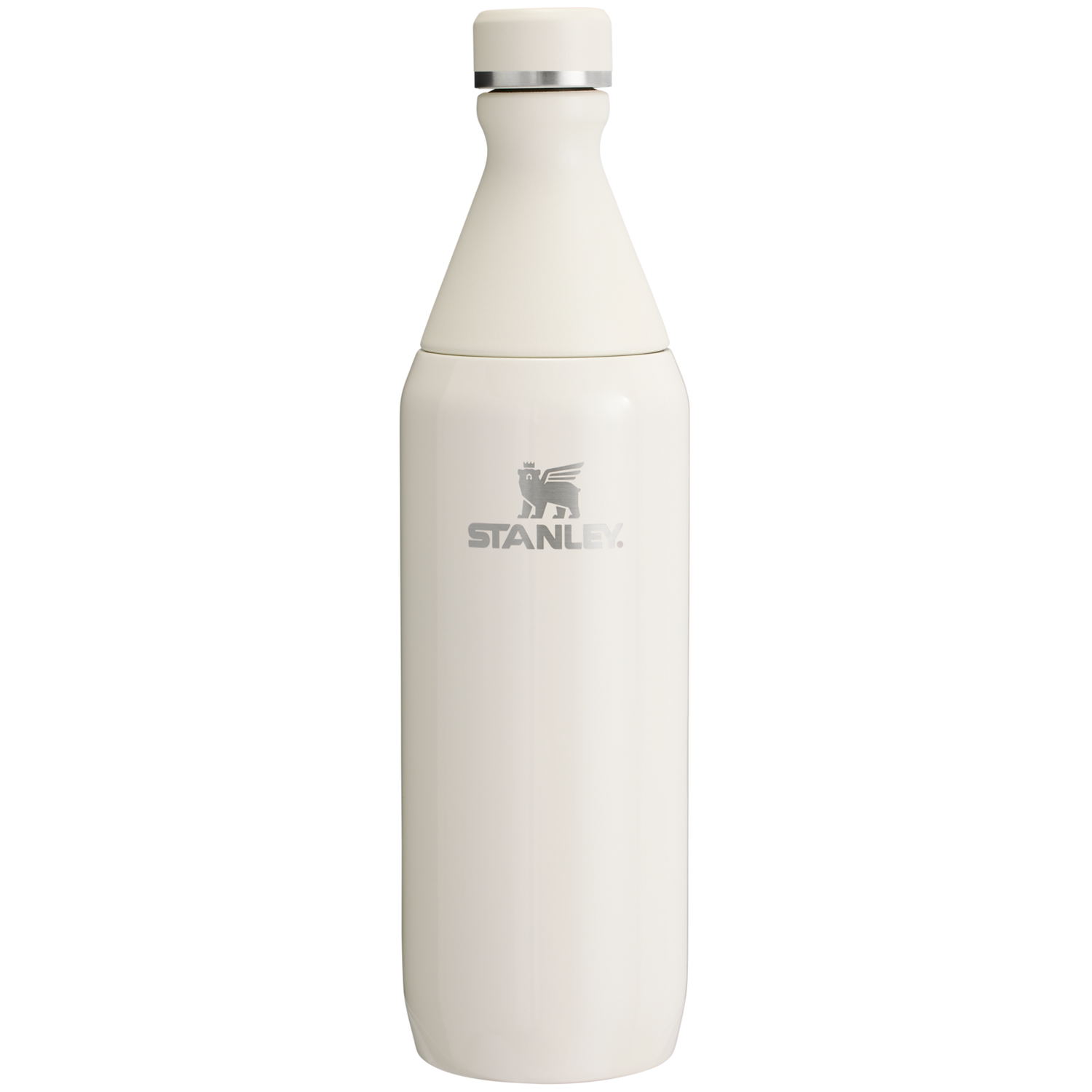 Stanley 1913 All Day Slim Bottle 20 OZ 0.59 L in Cream Gloss | View 1