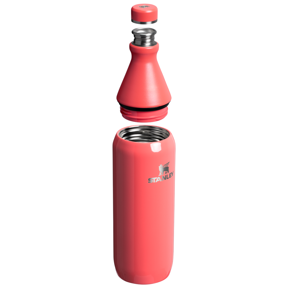 Stanley 1913 All Day Slim Bottle 20 OZ 0.59 L in Hot Coral Gloss