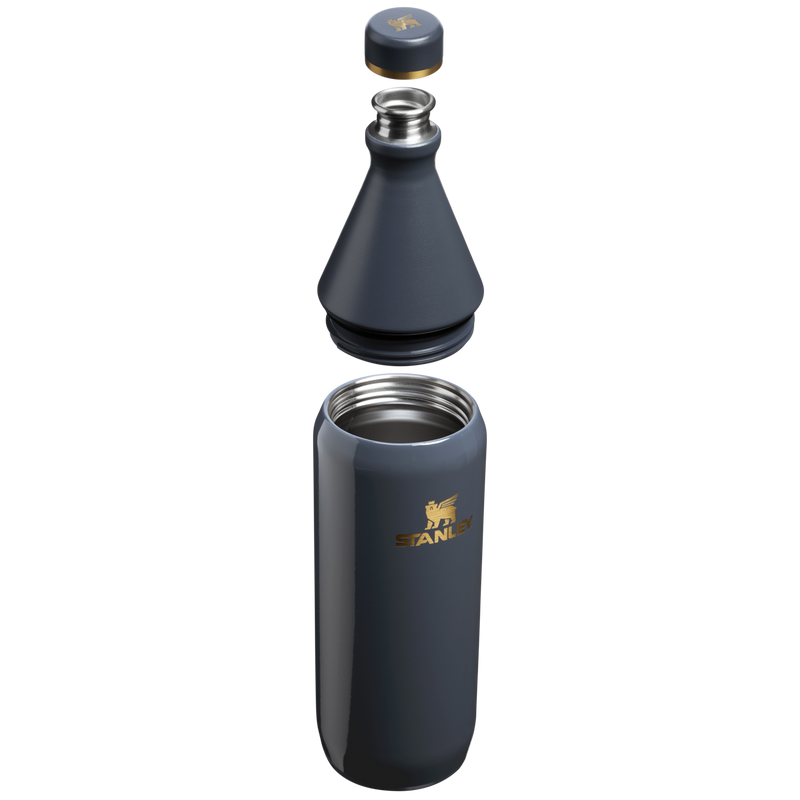 Stanley 1913 All Day Slim Bottle 34 OZ 1 L in Twilight Gloss | Cross Section View