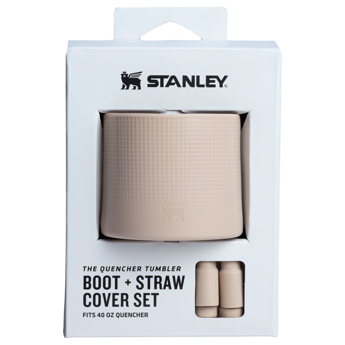 Stanley 1913 Stanley Quencher Boot and Straw Cover Set 40 OZ in Sand / Fits 40-ounce Quencher | Front View