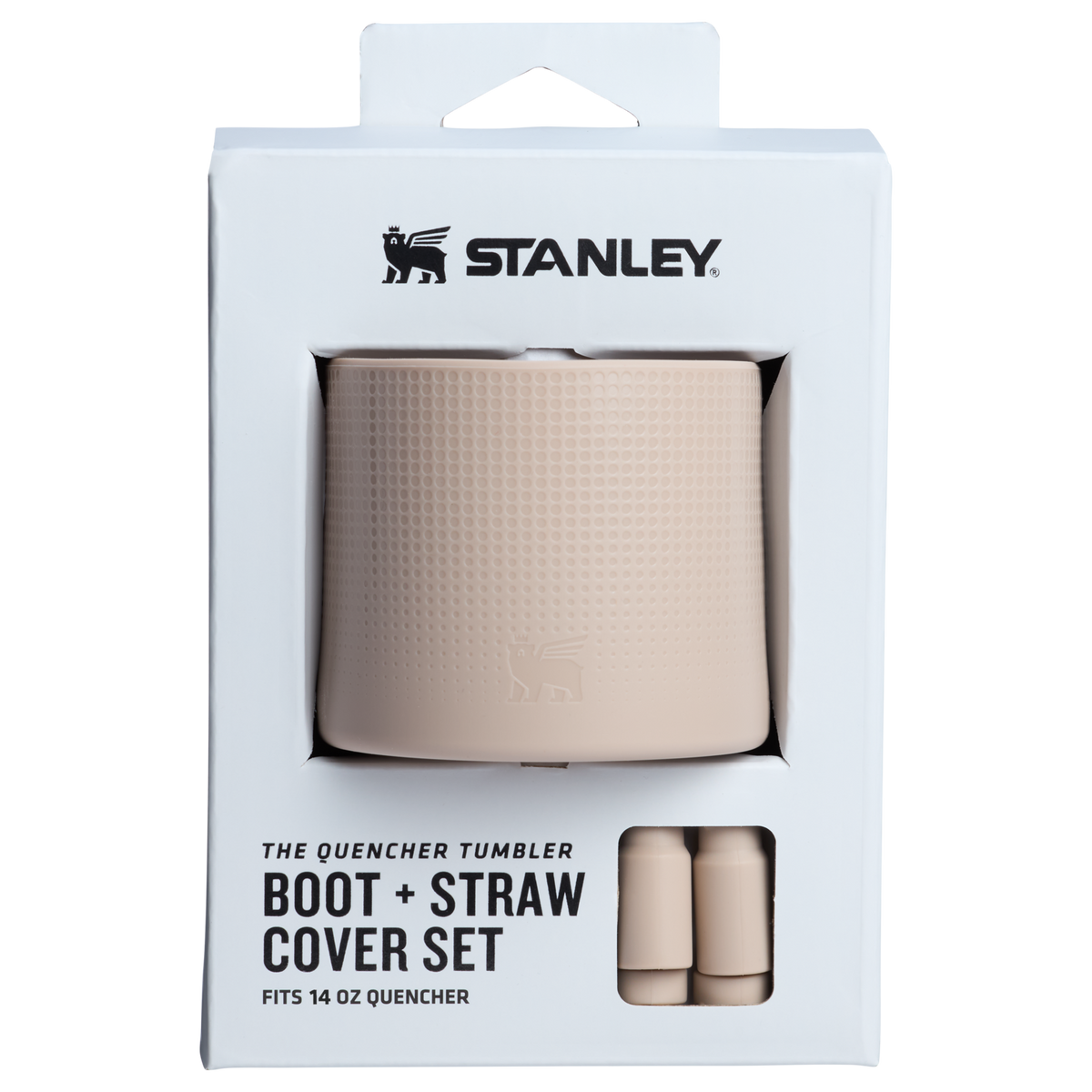 Stanley 1913 Stanley Quencher Boot and Straw Cover Set 14 OZ in Sand / Fits 14-ounce Quencher | Front View