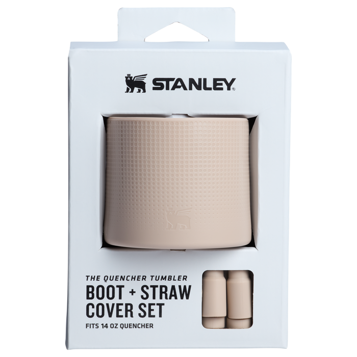 Stanley 1913 Stanley Quencher Boot and Straw Cover Set 14 OZ in Sand / Fits 14-ounce Quencher | Front View