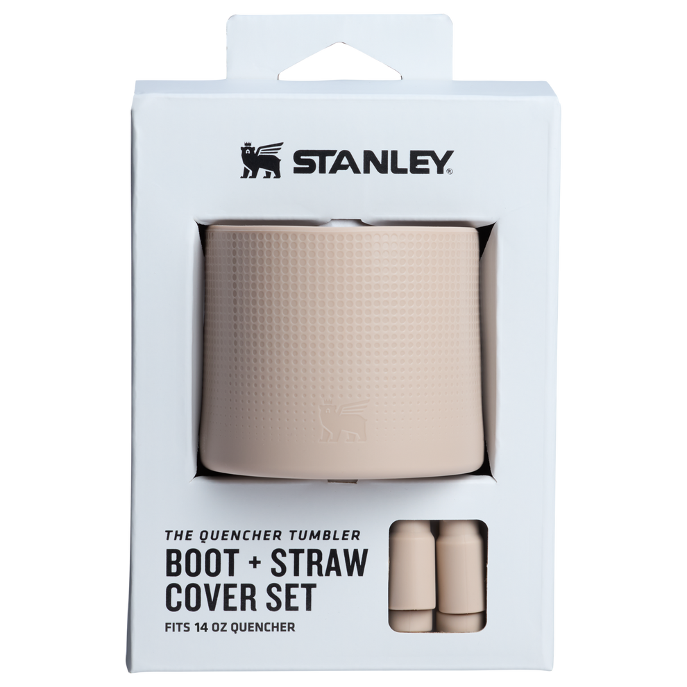 Stanley 1913 Stanley Quencher Boot and Straw Cover Set 14 OZ in Sand / Fits 14-ounce Quencher | Front View