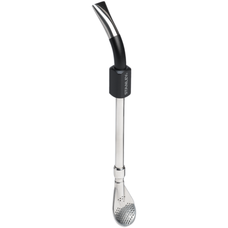 Stanley 1913 The Yerba Mate Bombilla Straw in Matte Black | Open View
