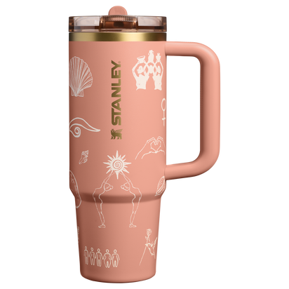 Stanley 1913 The Stanley 1913 x Nest Quencher® ProTour Flip Straw Tumbler 30 OZ 0.89 L in Her Symbols, Her Story | Front View