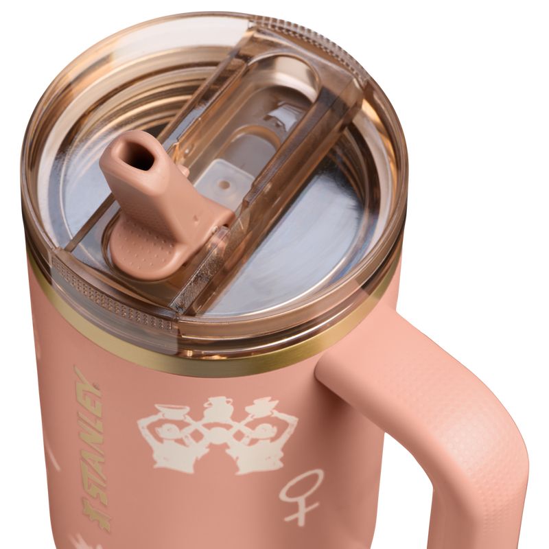 Stanley 1913 The Stanley 1913 x Nest Quencher® ProTour Flip Straw Tumbler 30 OZ 0.89 L in Her Symbols, Her Story | Lid Detailed View