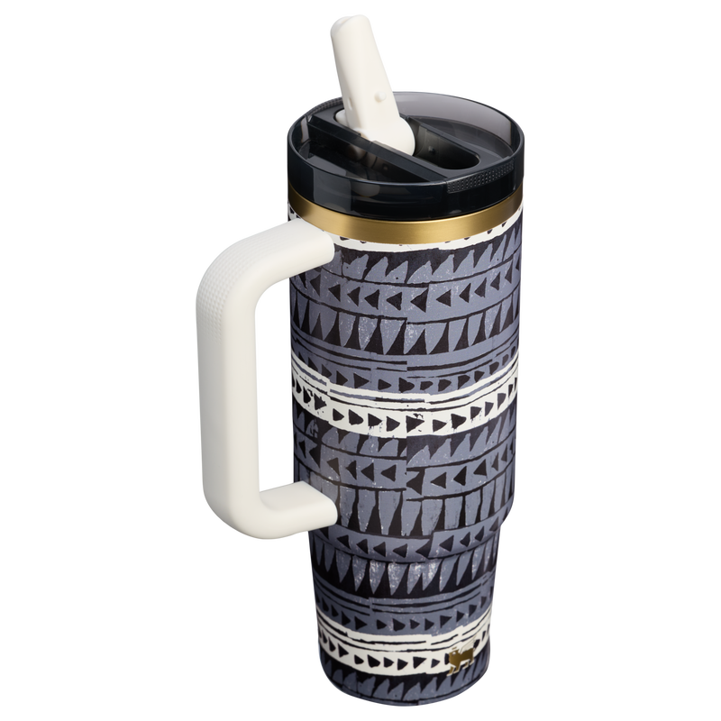 Stanley 1913 The Stanley 1913 x Nest Quencher® ProTour Flip Straw Tumbler 30 OZ 0.89 L in Kofi Masquerade | Back View