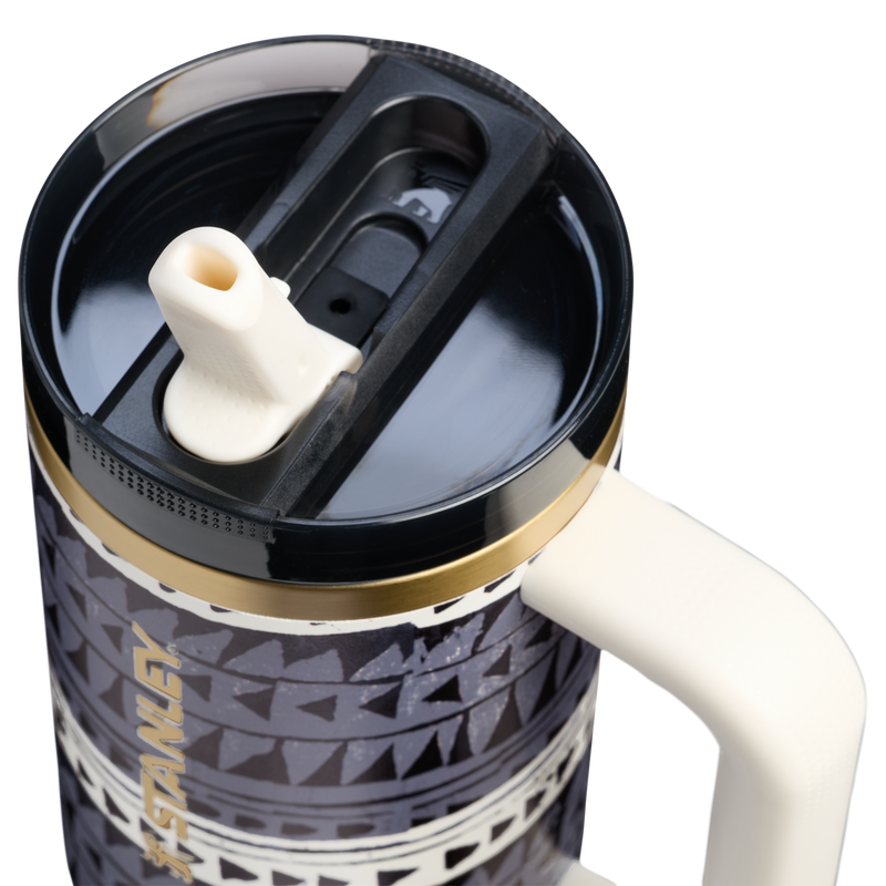 Stanley 1913 The Stanley 1913 x Nest Quencher® ProTour Flip Straw Tumbler 30 OZ 0.89 L in Kofi Masquerade | Lid Detailed View