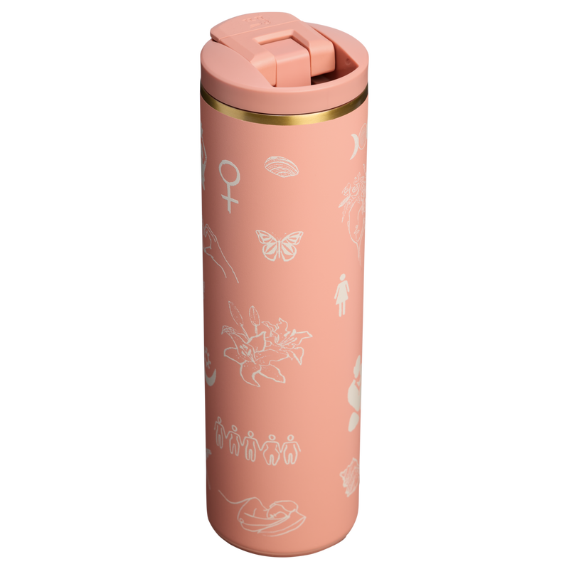 Stanley 1913 The Stanley 1913 x Nest AeroLight™ Transit Flip Top Mug 16 OZ 0.47 L in Her Symbols, Her Story | Back View