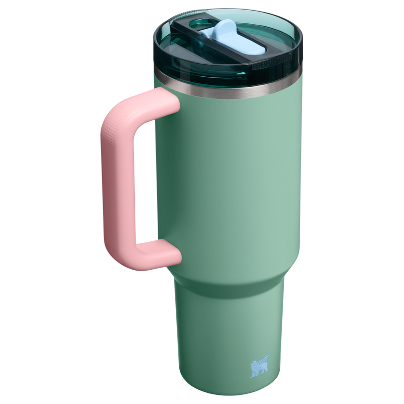 Stanley 1913 Stanley 1913 x Antonela Quencher ProTour Flip Straw Tumbler 40 OZ 1.18 L in Antonela Green | Back View