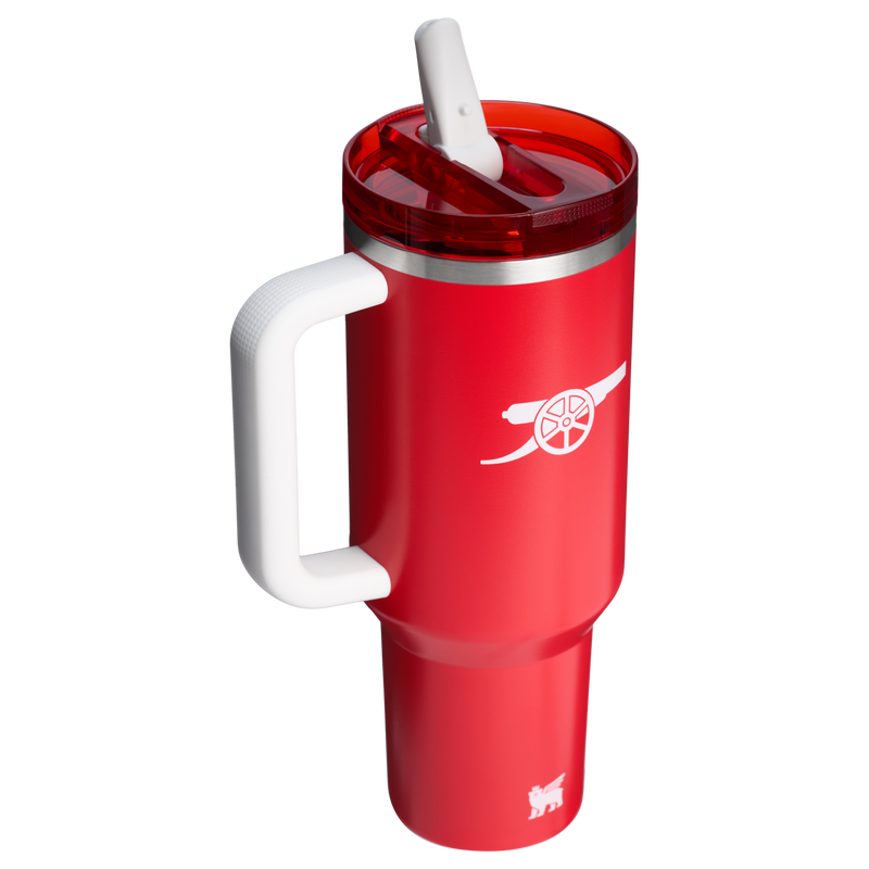 Stanley 1913 Stanley 1913 x Arsenal Quencher® ProTour Flip Straw Tumbler 40 OZ 1.18 L in Arsenal DNA Red | Back View