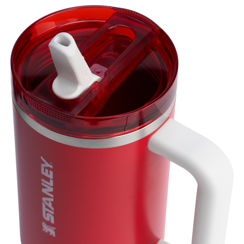 Stanley 1913 Stanley 1913 x Arsenal Quencher® ProTour Flip Straw Tumbler 40 OZ 1.18 L in Arsenal DNA Red | Lid Detailed View