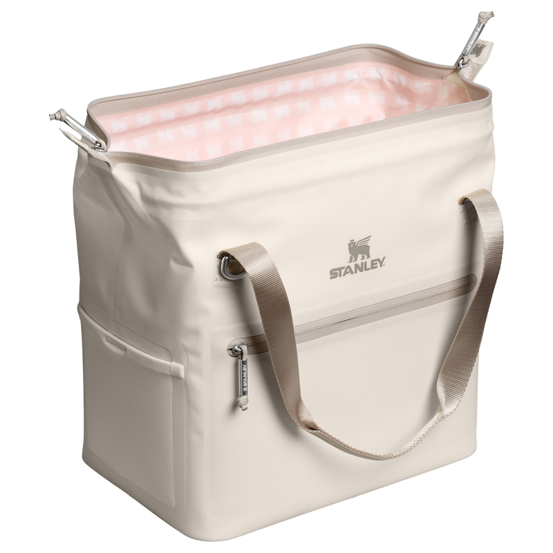 Stanley 1913 The All Day Julienne Midi Cooler 12 QT 11.3 L in Cream | Open View