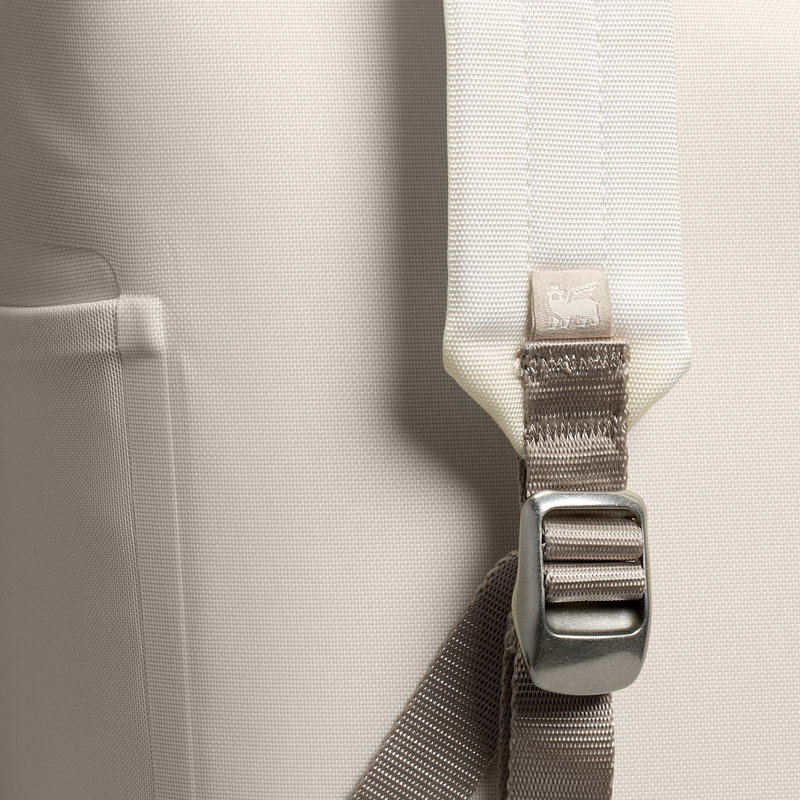 Stanley 1913 The All Day Madeleine Mini Cooler Backpack 14 QT 13.2 L in Cream | Back Detailed View