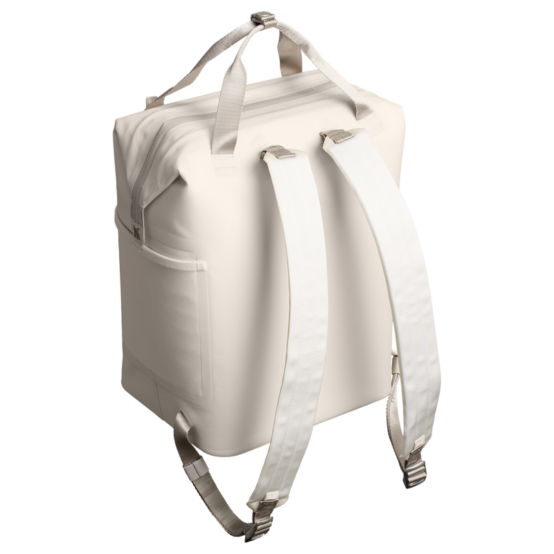 Stanley 1913 The All Day Madeleine Mini Cooler Backpack 14 QT 13.2 L in Cream | Back View