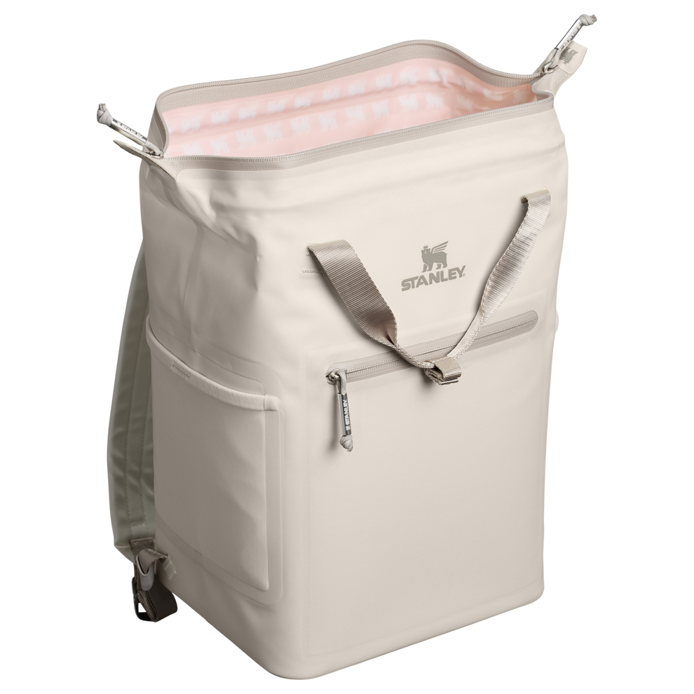 Stanley 1913 The All Day Madeleine Mini Cooler Backpack in Cream