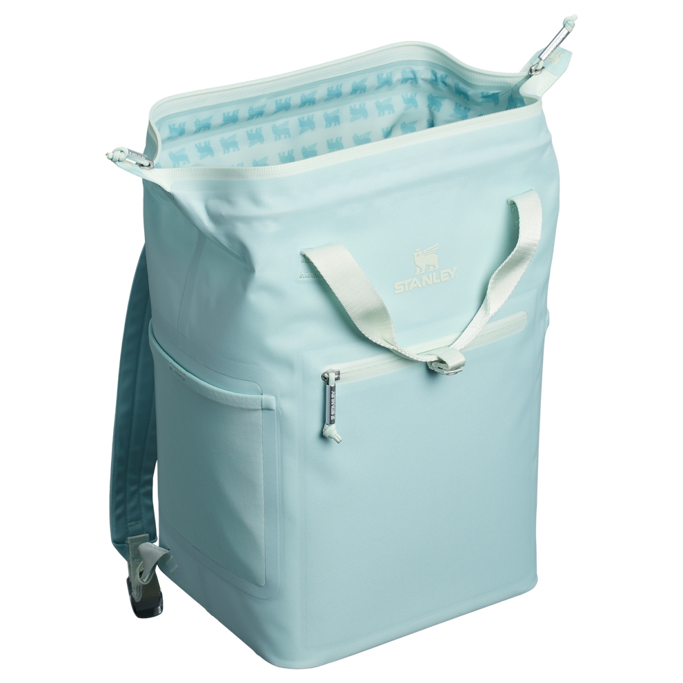 Stanley 1913 The All Day Madeleine Mini Cooler Backpack 14 QT 13.2 L in Seafoam