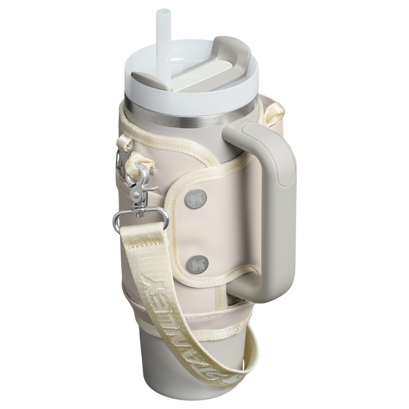 Stanley 1913 The All Day 30 OZ Quencher Carry-All 0.89 L in Cream | Back View