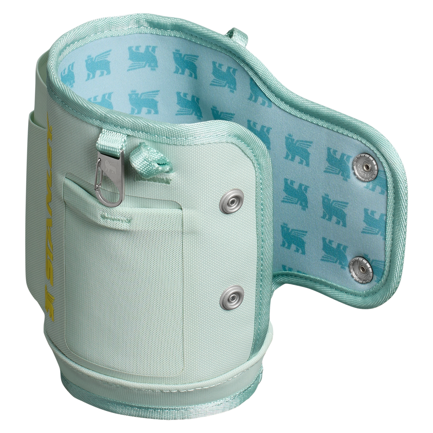 Stanley 1913 The All Day 30 OZ Quencher Carry-All 0.89 L in Mist | Back Open View