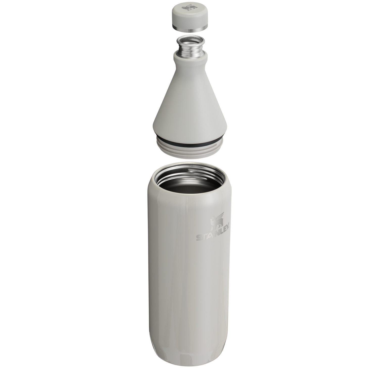 Stanley 1913 All Day Slim Bottle 34 OZ 1 L in Ash | View 2