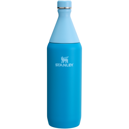 Stanley 1913 All Day Slim Bottle 34 OZ 1 L in Azure | Front View