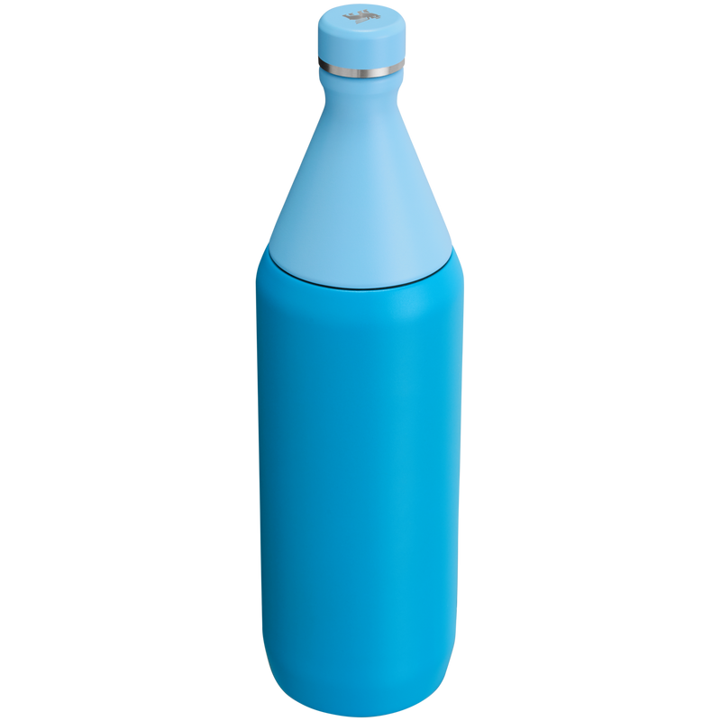 Stanley 1913 All Day Slim Bottle 34 OZ 1 L in Azure | Back View