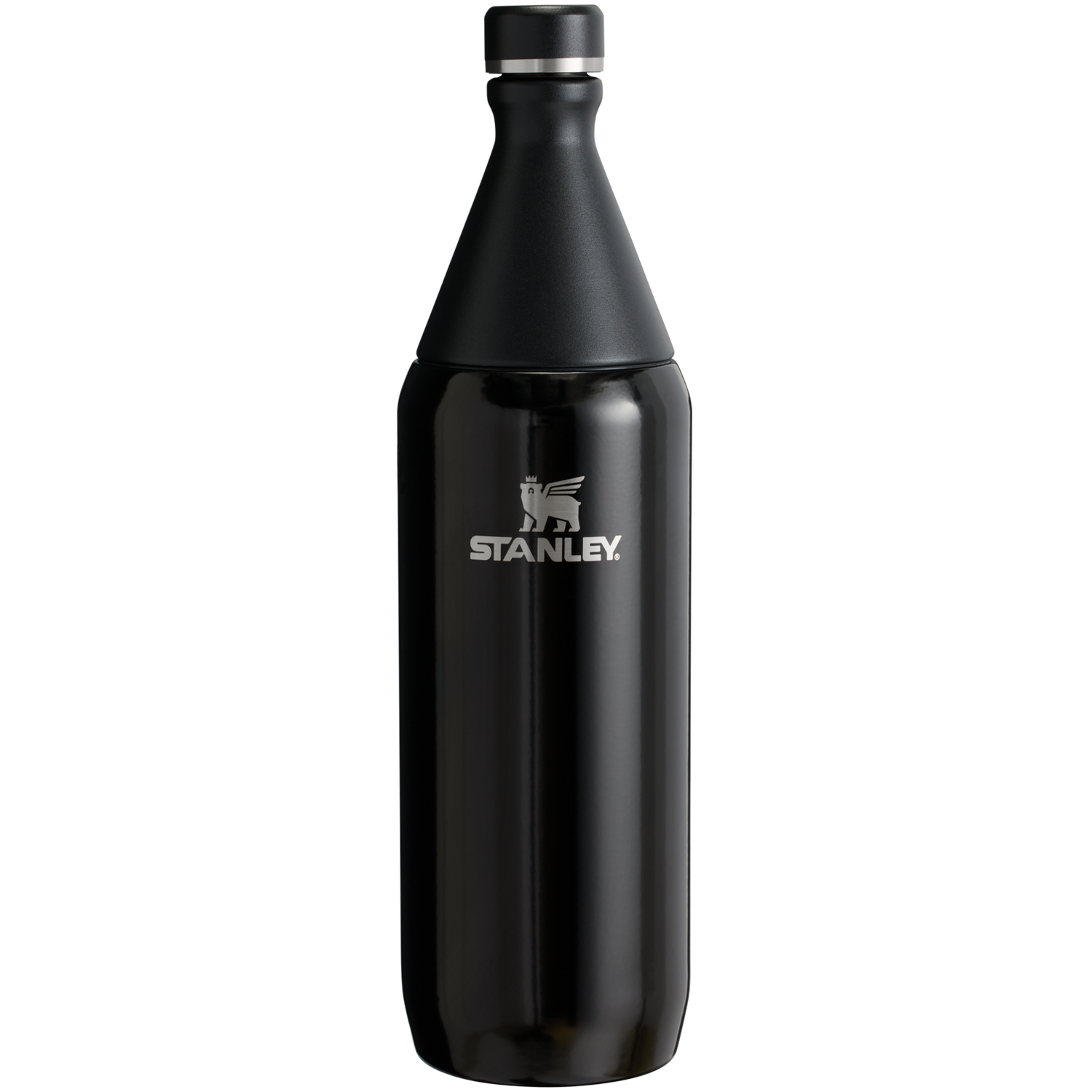 Stanley 1913 All Day Slim Bottle 34 oz 1 L in Black Gloss | View 1