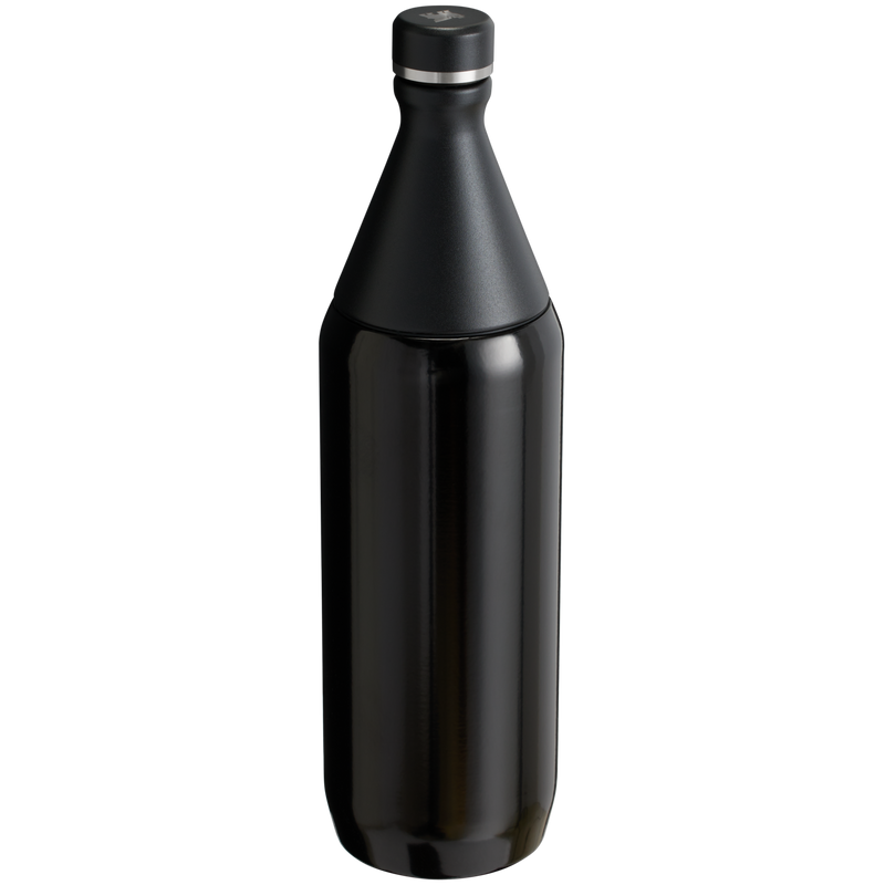 Stanley 1913 All Day Slim Bottle 34 OZ 1 L in Black Gloss | Back View
