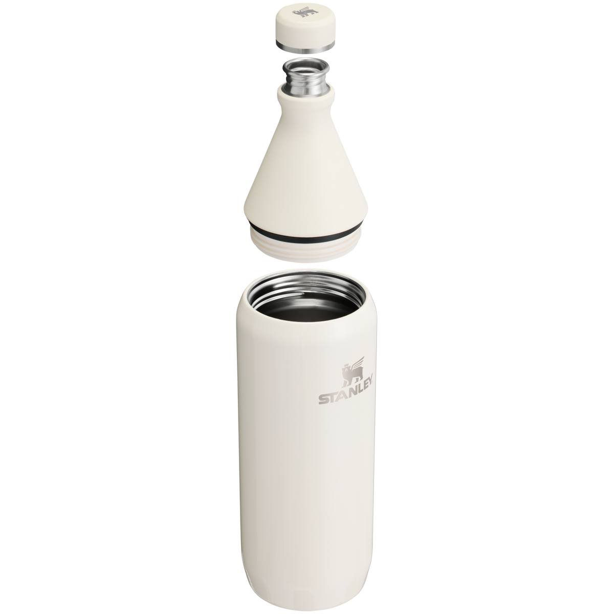 Stanley 1913 All Day Slim Bottle 34 oz 1 L in Cream Gloss