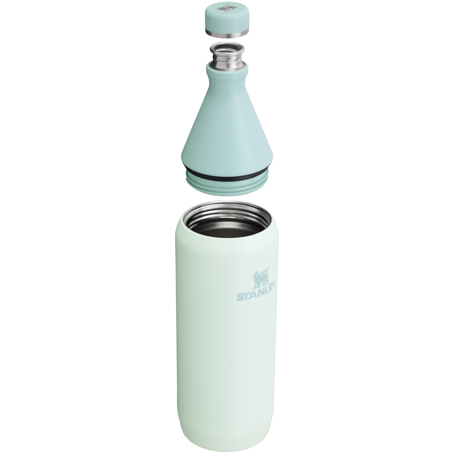 Stanley Leak Proof 34 OZ All Day Slim Bottle  with removable collar in Mist