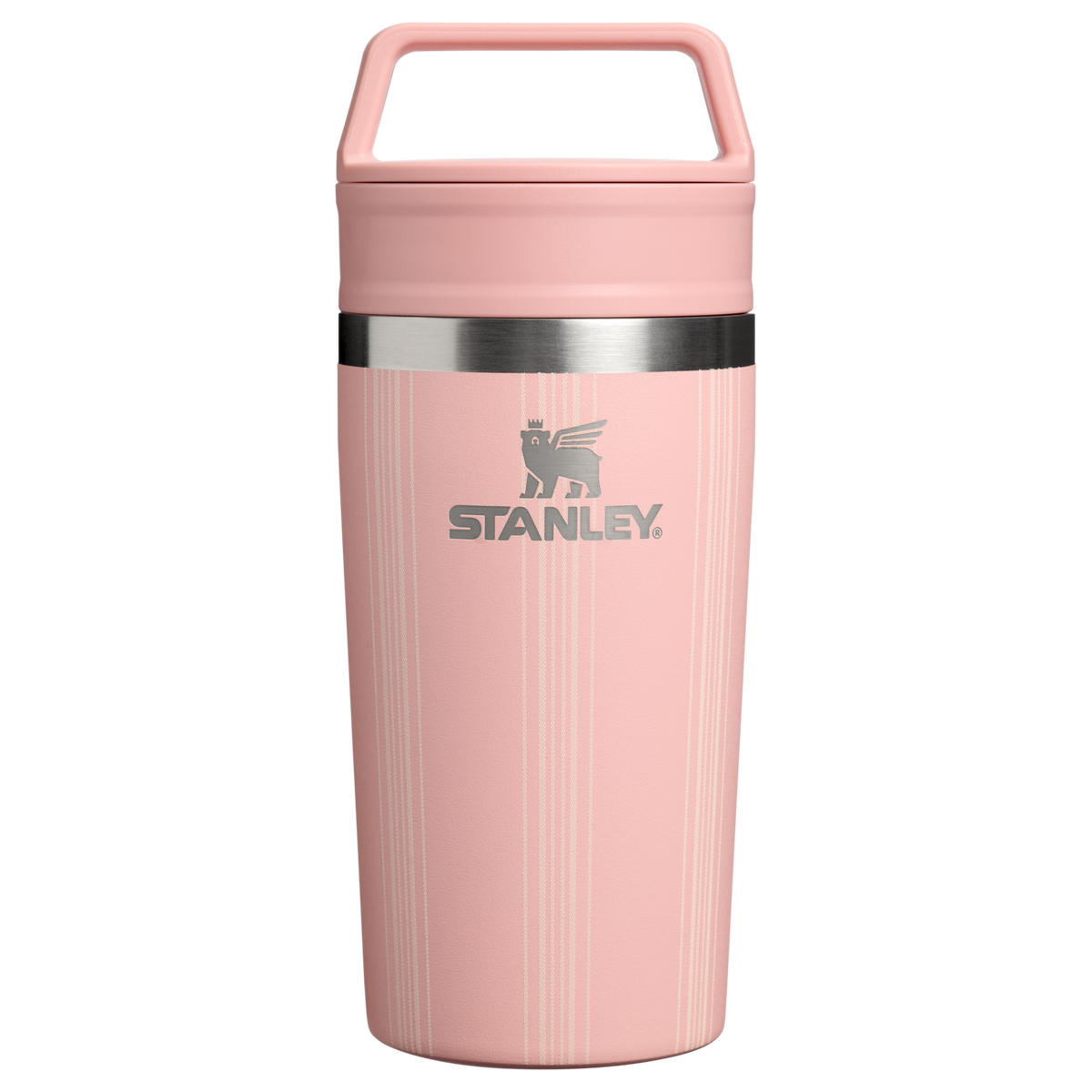 Stanley 1913 The Café-To-Go Travel Mug 12 OZ in Peach Rose Picnic Stripe
