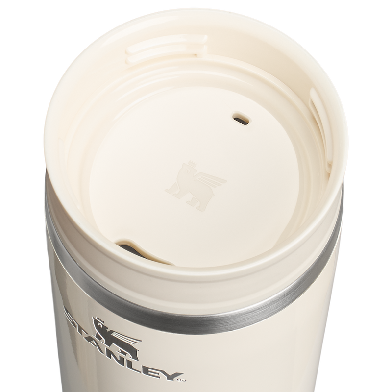 Stanley 1913 The Café-To-Go Travel Mug 16 OZ 0.47 L in Cream Gloss | Lid Detailed View