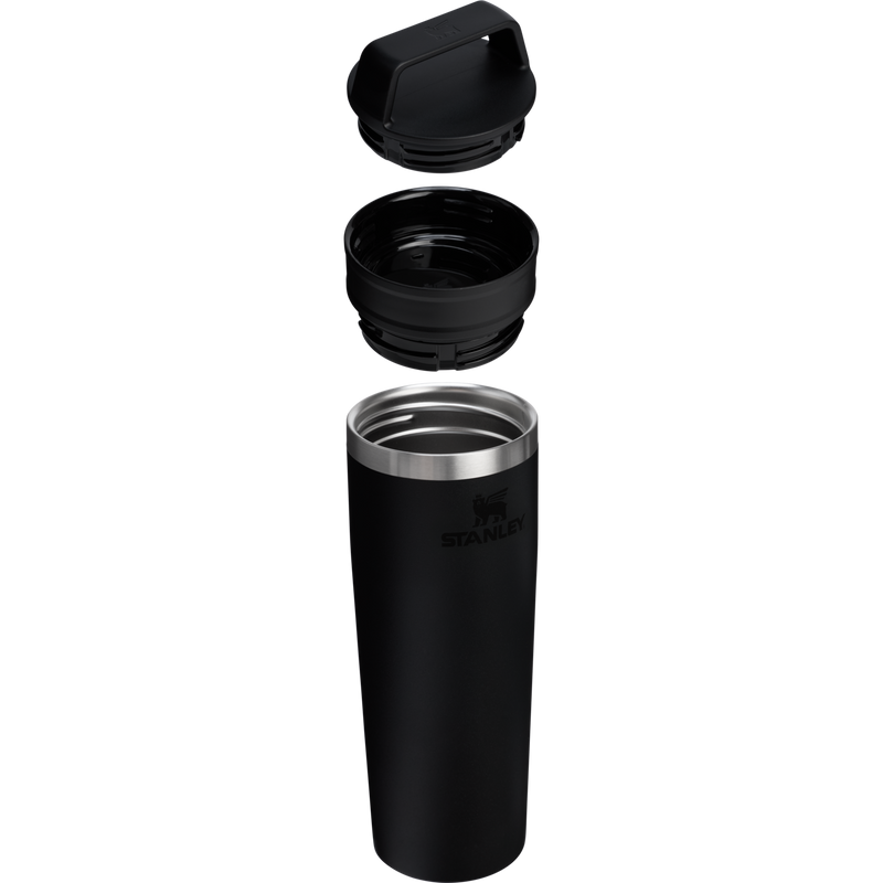 Stanley 1913 The Café-To-Go Travel Mug 20 OZ 0.59 L in Black 2.0 | Cross Section View