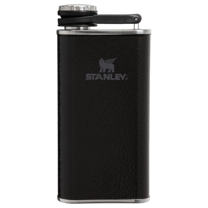 Stanley 1913 Classic Easy Fill Wide Mouth Flask 8 OZ 0.23 L in Hammertone Black | Front View