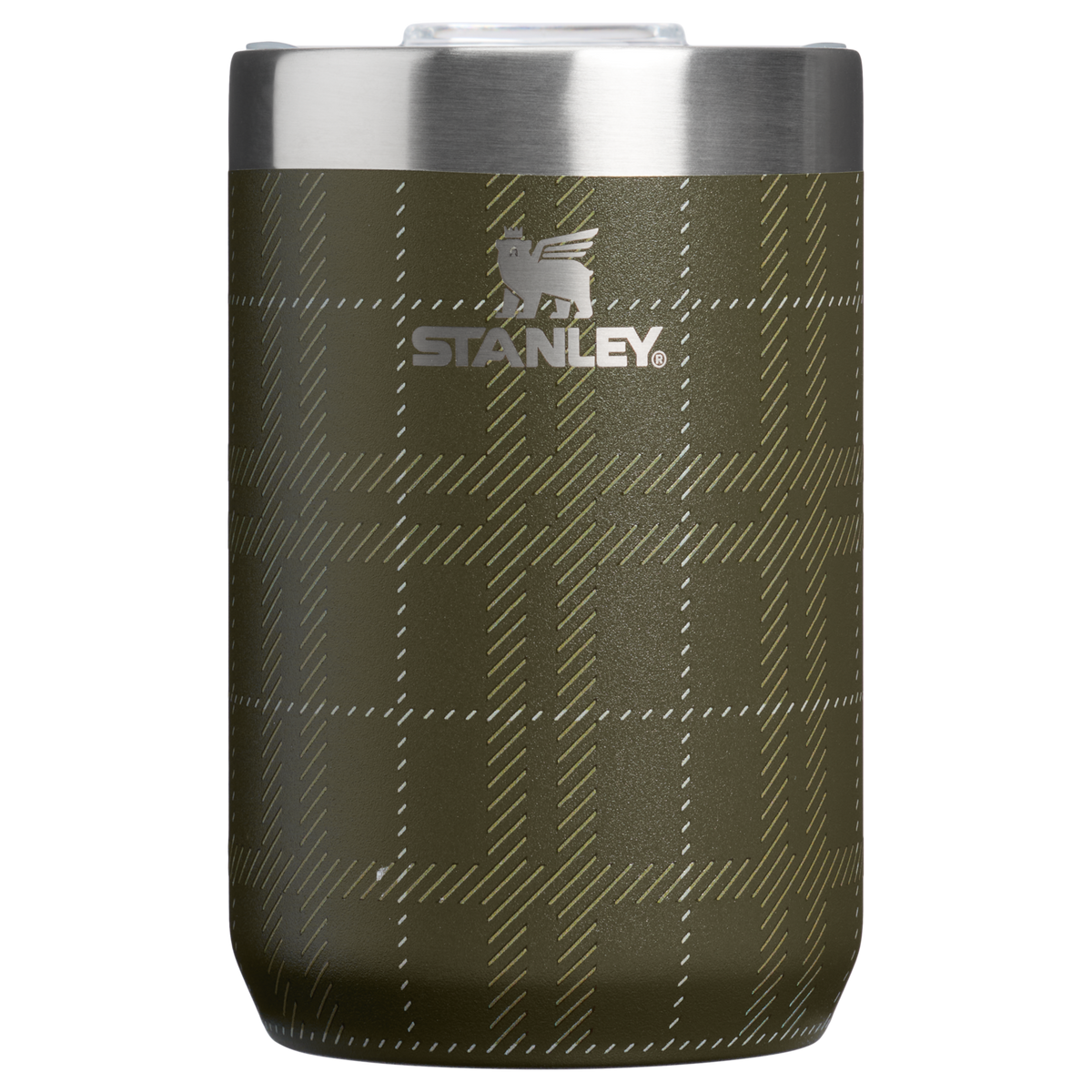 Stanley 1913 The Everyday Camp Cup 12 OZ 0.35 L in Peat Moss Plaid | Front View
