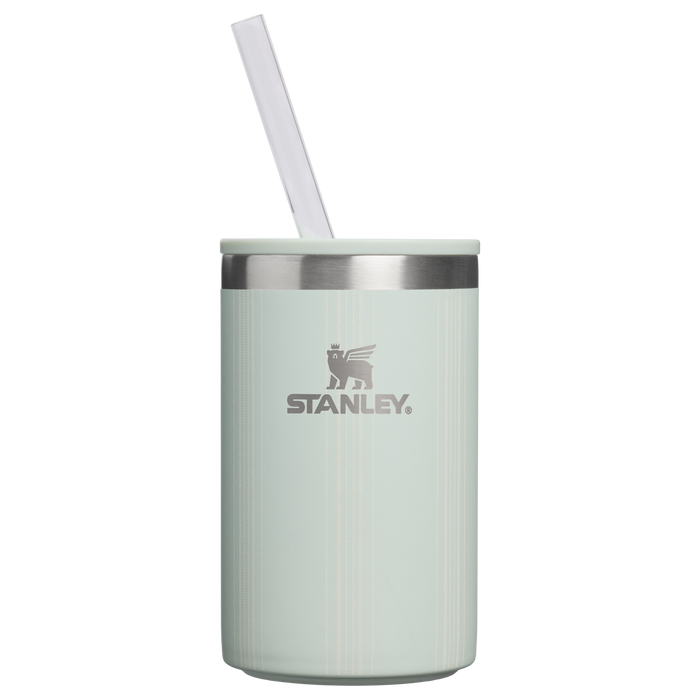 Stanley 1913 The Everyday Can Cooler Cup 10 OZ 0.30 L in Mist Picnic Stripe | Front View