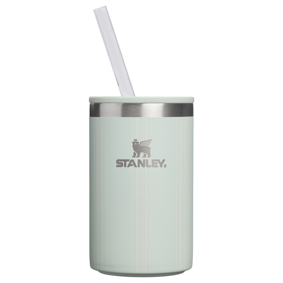 Stanley 1913 The Everyday Can Cooler Cup 10 OZ 0.30 L in Mist Picnic Stripe | Front View