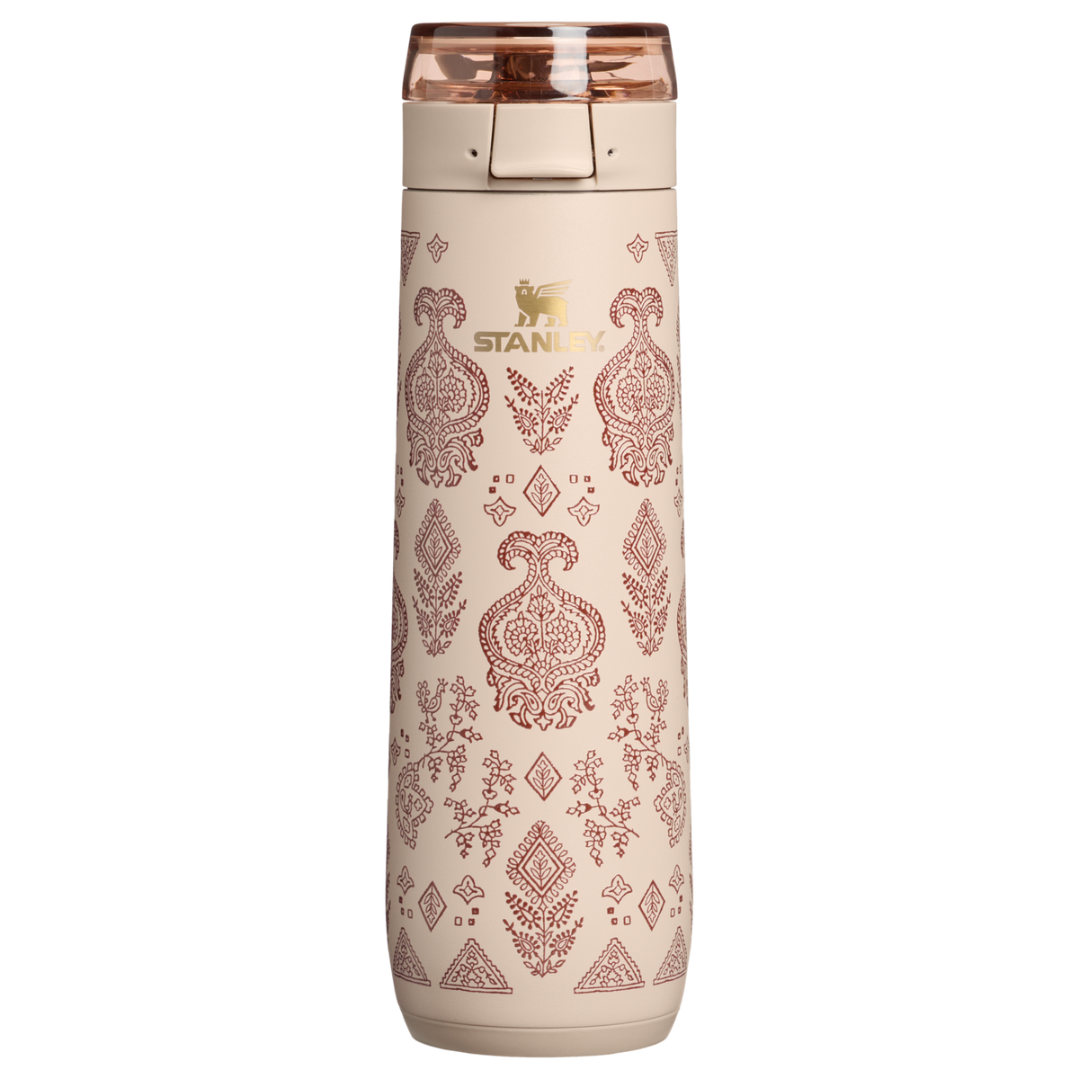 Stanley 1913 Stanley 1913 x Nest FlowState™ Spring Bottle 20 OZ 0.59 L in Deepa Brown Sugar | Front View
