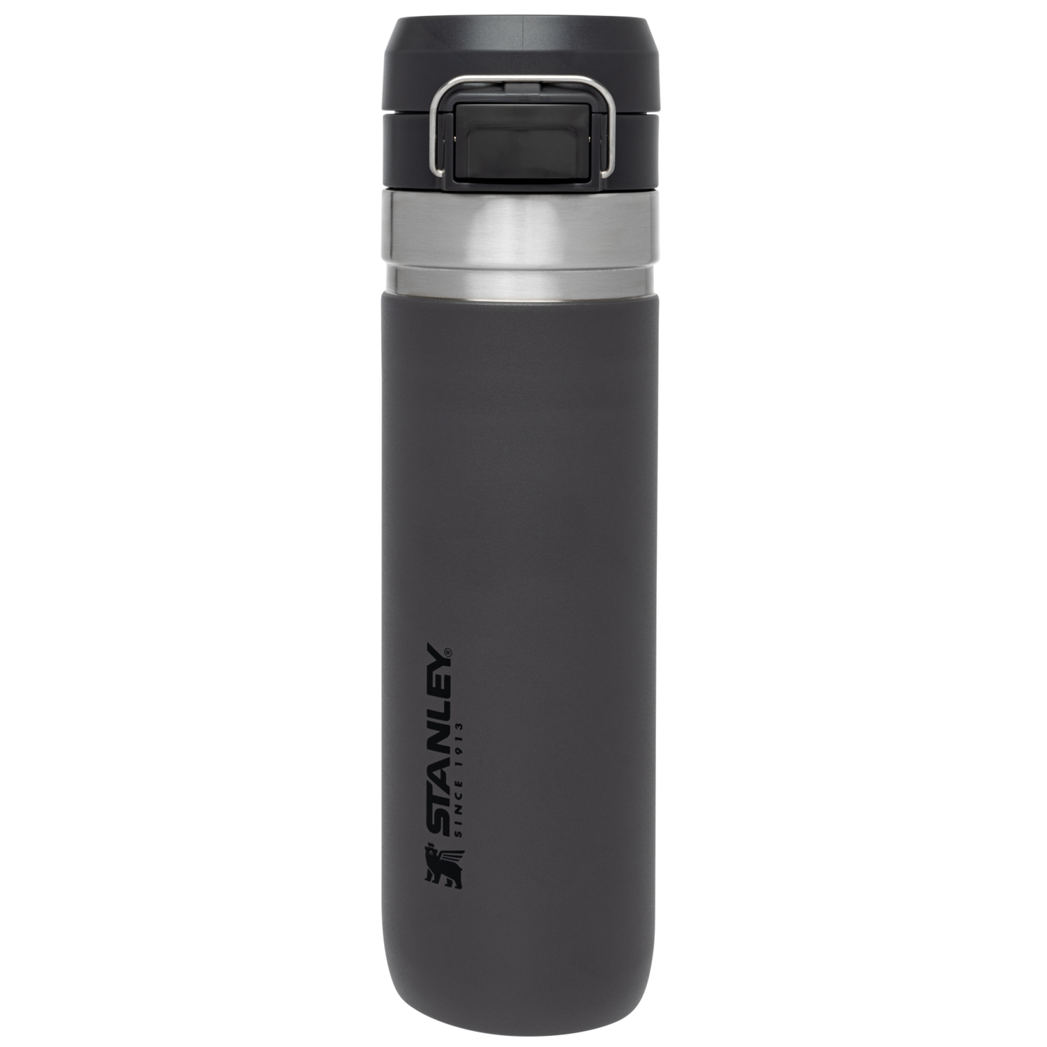 Stanley 1913 The Quick Flip Go Bottle 24 OZ 0.7 L in Charcoal | View 1