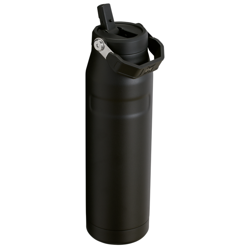 Stanley 1913 The IceFlow™ Bottle with Flip Straw Lid 36 OZ 1.06 L in Black 2.0 | Back View