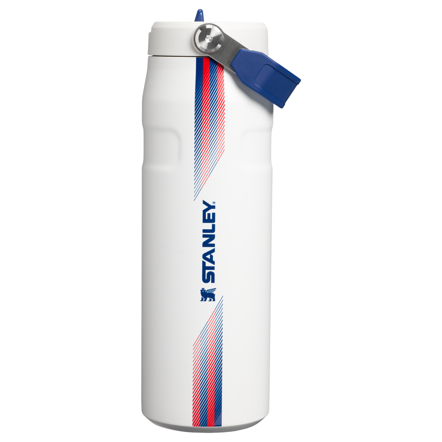 Stanley 1913 Country Collection IceFlow™ Aerolight Flip Straw Bottle 24 OZ 0.71 L in Team White Dark Blue | View 1