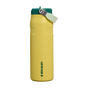 Swatch for Stanley 1913 The IceFlow™ Bottle with Flip Straw Lid 24 OZ 0.71 L - Stanley Create in Daffodil Emerald