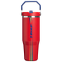 Swatch for Stanley 1913 Country Collection IceFlow™ Tumbler 30 OZ 0.89 L in Team Red Dark Blue