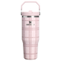 Swatch for Stanley 1913 The IceFlow® 2.0 Flip Straw Tumbler 30 OZ 0.89 L in Blossom Plaid | Front View